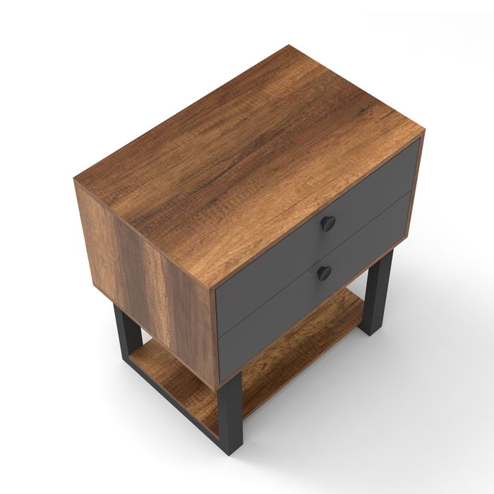 Hanah Home Cajón Mn03-Ba Nogal y Antracita Hanah Home Cajón Mn03-Ba Nogal y Antracita